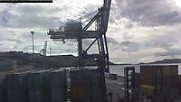 Container Terminal Webcam Otago Harbour New Zealand - Webcams Abroad live images