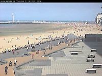Webcam Oostende at the beach Oostende Belgium - Webcams Abroad live images
