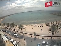 Sea view of Can Pastilla Palma de Mallorca Spain - Webcams Abroad live images