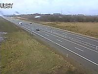 Rute 15 ved Herning. Kameraet er opsat på på rute 15 syd for Herning. Det peger mod vest. Herning Denmark - Webcams Abroad live images