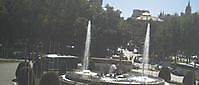 Plaza de las Cortes from The Westin Palace, Madrid Madrid Spain - Webcams Abroad live images