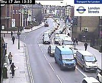Traffic Cam Fulham Palace Rd Coroners Court London UK London United Kingdom - Webcams Abroad live images