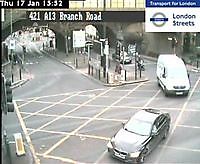 Traffic Cam   Commercial Road  London  UK London United Kingdom - Webcams Abroad live images