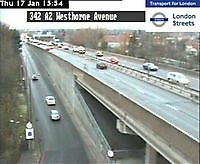 Traffic Cam  A2 Westhorne Avenue  London  UK London United Kingdom - Webcams Abroad live images