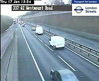 Traffic Cam  A2 Black Prince  London  UK London United Kingdom - Webcams Abroad live images