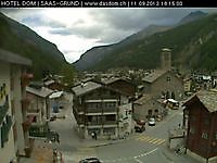Hotel Dom Saas Grund Switzerland Saas Grund Switzerland - Webcams Abroad live images