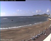 Playa Las Canteras Las Palmas Gran Canaria Spain Las Palmas Spain - Webcams Abroad live images