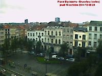 Webcam Place Blyckaerts, à Ixelles Brussels Belgium - Webcams Abroad live images