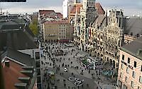München - Marienplatz München Alemania - Webcams Abroad imágenes en vivo